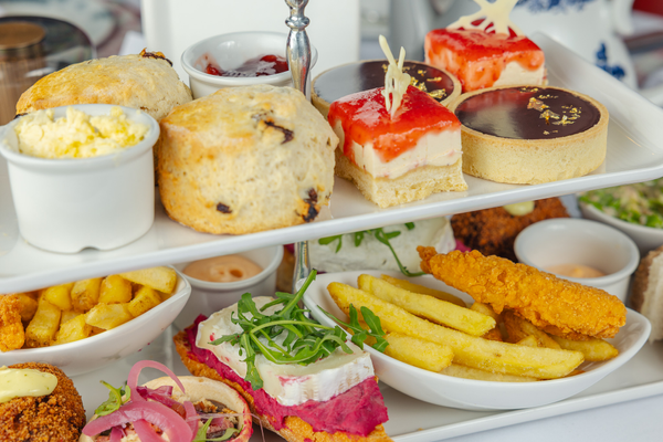 AA Rosette Pecks High Tea with Champagne