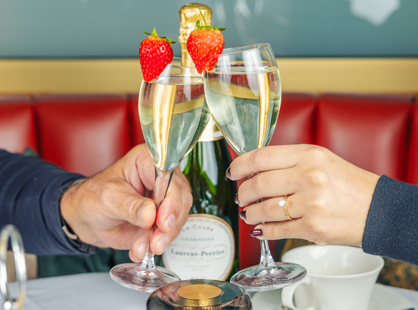 AA Rosette Pecks High Tea with Champagne