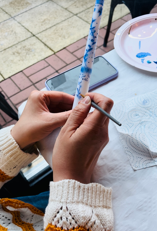 FESTIVE CANDLE PAINTING - 18TH NOVEMBER, 8PM