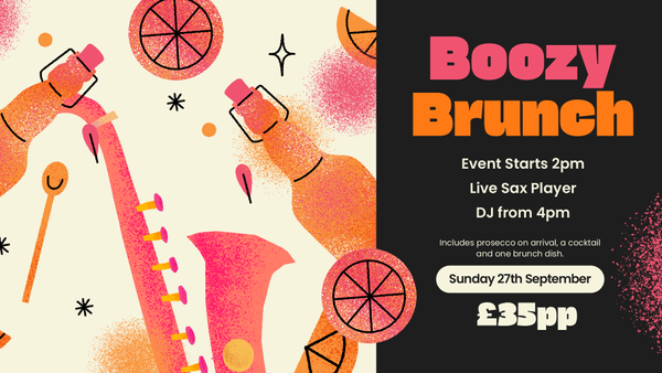 September Weekend Boozy Brunch