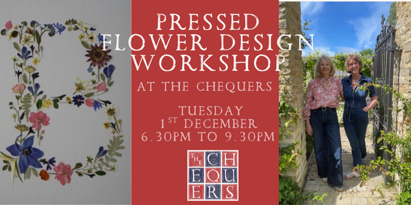 Pressed Flower Design Workshop Tues 1st December
