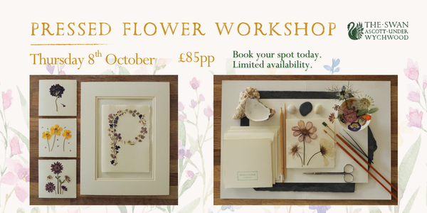 Pressed Flower Workshop  Thursday 8th October