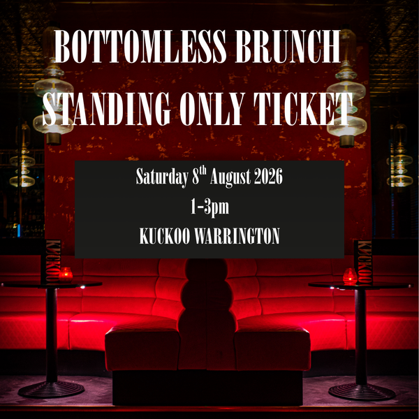 Standing Only - 8th Aug at 1-3pm in Warrington