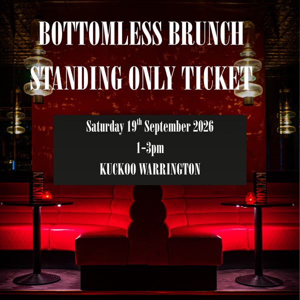 Standing Only - 19th Sept at 1-3pm in Warrington