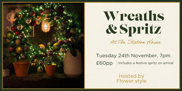 Wreath & Spritz at the Station House, 24/11/26