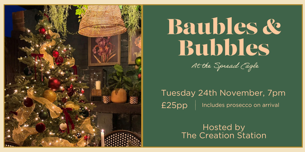 Baubles & Bubbles Night at Spread Eagle, 17/11/26