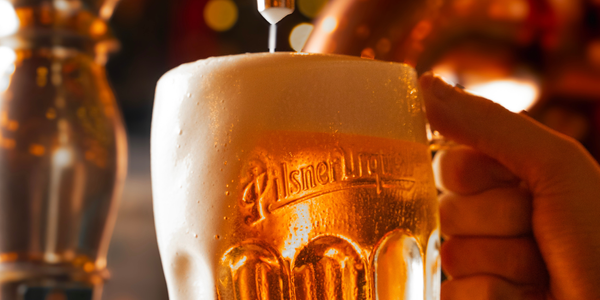 A round of Pilsner Urquell