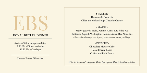 Royal Butler Dinner