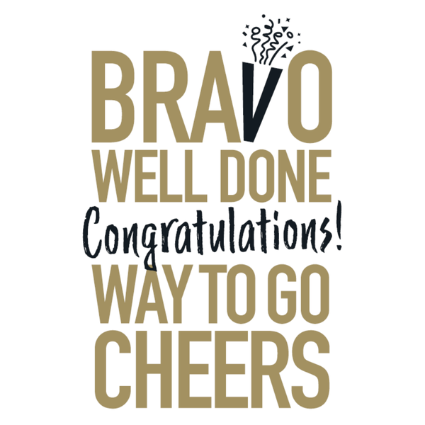 Congratulations Greetings Gift Card