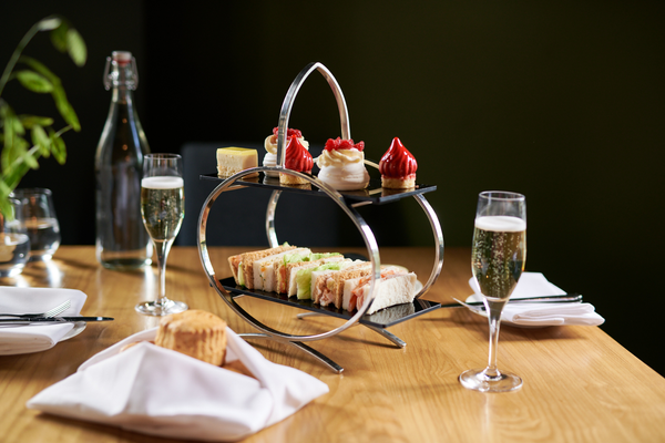 Champagne Afternoon Tea for Two with Gift Box