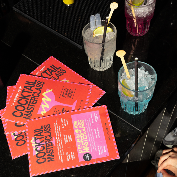 COCKTAIL MASTERCLASS FOR SIX+ GUESTS